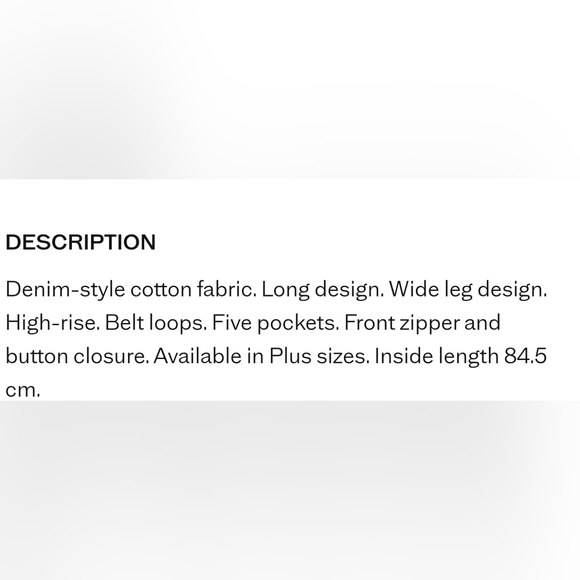 NWT Mango Danila Wide Leg High Rise Jean Size 8 EU40 - Picture 5 of 16